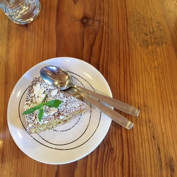 The Kitchen - Lemon polenta cake - save a little room for this! - Vegetarian Near Me - Santa Fe, New Mexico