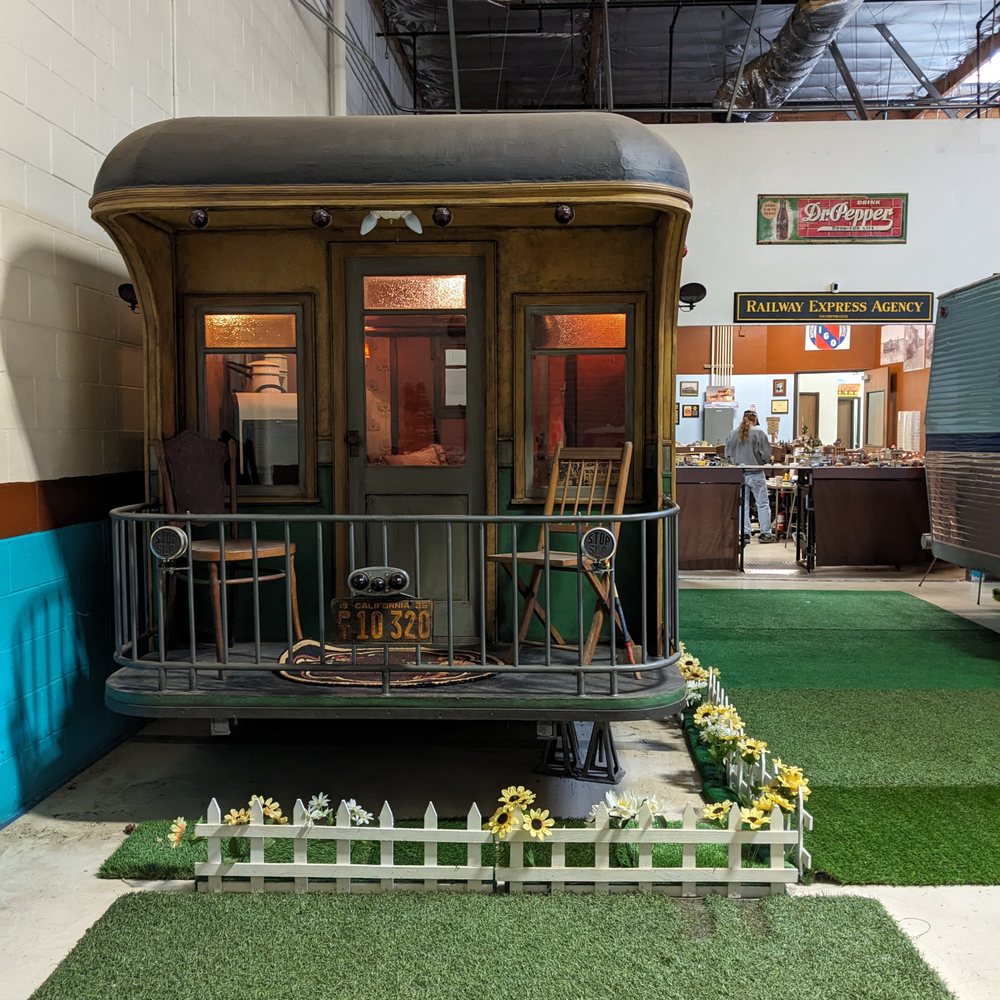 The Murphy Auto Museum - Hand Built Travel Trailer from the early 1920's fashioned after a railroad car. - Museums Near Me - Oxnard, California The Murphy Auto Museum - Hand Built Travel Trailer from the early 1920's fashioned after a railroad car. - Museums Near Me - Oxnard, California