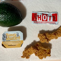 KFC - $22.00 for 8 tenders the size of your finger.... What a rip off!!