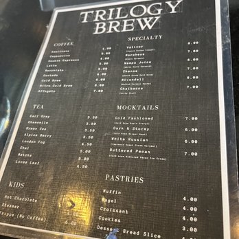 Trilogy Brew - Menu - Coffee & Tea Near Me - Spring, Texas