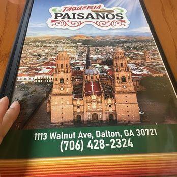 Taqueria Paisanos - Menu - Mexican Near Me - Dalton, Georgia Taqueria Paisanos - Menu - Mexican Near Me - Dalton, Georgia