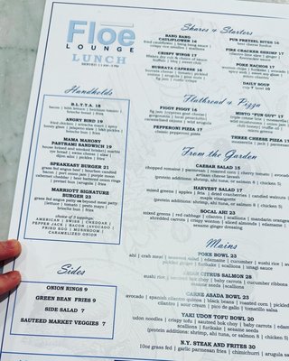 Menu photo 1 FLOE Restaurant Irvine, CA Menu photo 1 FLOE Restaurant Irvine, CA