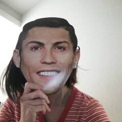 Força Portugal - A free mask, just in case you didn't buy anything with his face on.