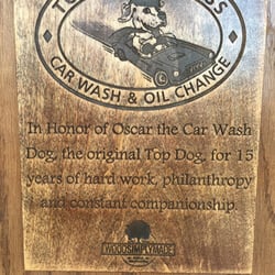On the trophy stand. In honor of Oscar!