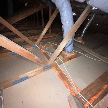 Pro Attic Restoration - After - attic clean-up & foam-sealing... looks like they even strapped the ducting up high so they're not just laying on the floor. - Insulation Installation Near Me - Castro Valley, California Pro Attic Restoration - After - attic clean-up & foam-sealing... looks like they even strapped the ducting up high so they're not just laying on the floor. - Insulation Installation Near Me - Castro Valley, California