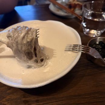 Yeobo Darling - Must as well they will mix the noodles in with the sauce for you. Plus the side of nori (but don't mix it just top it) so creamy - Taiwanese Near Me - Menlo Park, California