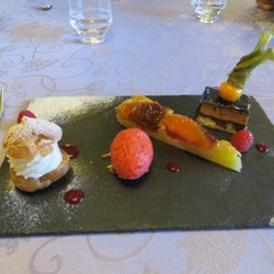 Le Sabot de l'Atre - Si vous ne savez quel dessert choisir, demandez l'assiette gourmande.