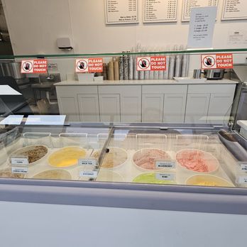 Boba City - a variety of ice creams in a display case - Coffee & Tea Near Me - McKinney, Texas