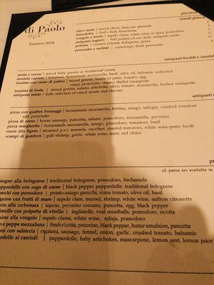 Menu photo 8 Di Paolo Alpharetta, GA