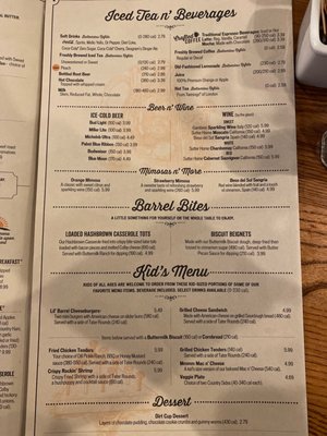 Menu photo 4 Cracker Barrel Old Country Store Greenville, SC