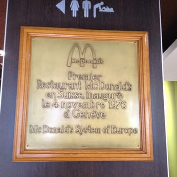 McDonald's - First McDonald's restaurant in Switzerland - Fast Food Near Me - Geneva, GE