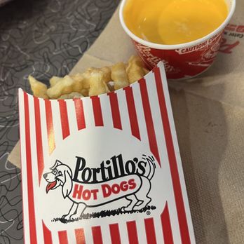 Portillo's - Fries w/ Side Of Cheese - Hot Dogs Near Me - Orlando, Florida