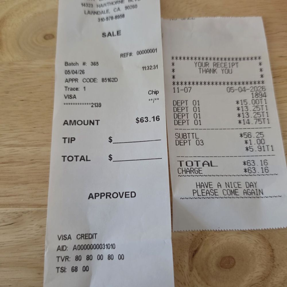 Lucky Bamboo Kitchen - My receipt - Chinese Near Me - Lawndale, California Lucky Bamboo Kitchen - My receipt - Chinese Near Me - Lawndale, California
