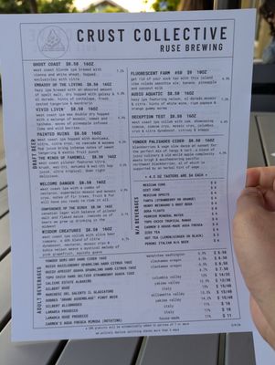 Menu photo 2 Ruse Brewing Crust Collective Vancouver, WA