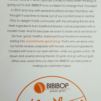 BIBIBOP Asian Grill - How it was born - Asian Fusion Near Me - Columbus, Ohio BIBIBOP Asian Grill - How it was born - Asian Fusion Near Me - Columbus, Ohio