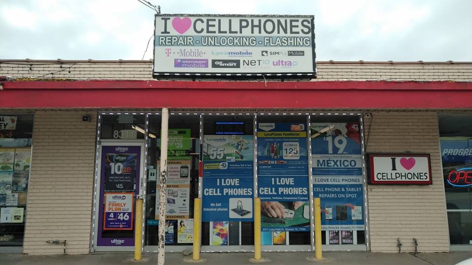 I LOVE CELL PHONES Updated May 2025 8311 Long Point Rd, Houston
