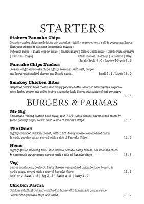 Menu photo 2 Stokers South Melbourne South Melbourne, VIC Menu photo 2 Stokers South Melbourne South Melbourne, VIC