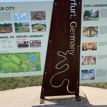 Erfurt Park - About the design and sister city of Shawnee - Parks Near Me - Shawnee, Kansas