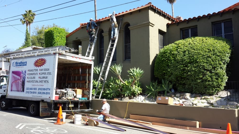 Slide of Brothers Sheetmetal & Rain Gutters