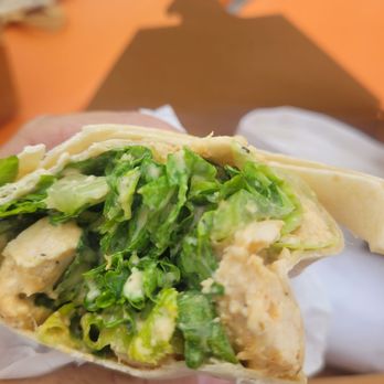 Saltwater Deck - Chicken ceasar wrap - New American Near Me - Long Beach, California Saltwater Deck - Chicken ceasar wrap - New American Near Me - Long Beach, California