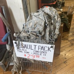 Army Surplus Warehouse - Backpacks