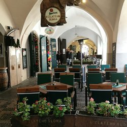 Pivnice U Zlatého slona - Garden outside