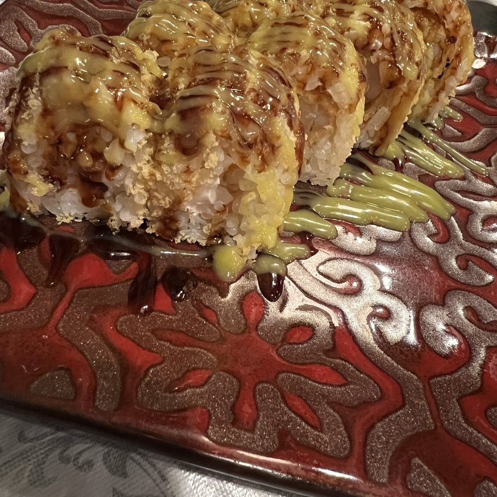 Hana Grill - Geisha roll (drool!) - Japanese Near Me - Nixa, Missouri Hana Grill - Geisha roll (drool!) - Japanese Near Me - Nixa, Missouri