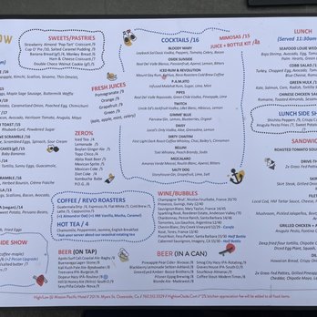 High/Low - Menu 5/2023 - Breakfast & Brunch Near Me - Oceanside, California High/Low - Menu 5/2023 - Breakfast & Brunch Near Me - Oceanside, California