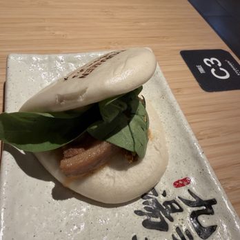 Kyuramen - pork Kyuramen Bao Bun (1Pc) - Ramen Near Me - Henderson, Nevada Kyuramen - pork Kyuramen Bao Bun (1Pc) - Ramen Near Me - Henderson, Nevada