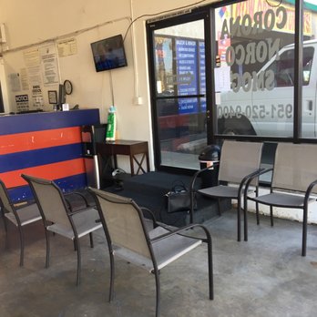 Corona Norco Smog Check - Small and comfy waiting area - Smog Check Stations Near Me - Corona, California Corona Norco Smog Check - Small and comfy waiting area - Smog Check Stations Near Me - Corona, California