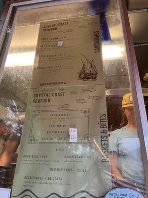 Menu photo 1 Crystal Coast Seafood Charleston, SC Menu photo 1 Crystal Coast Seafood Charleston, SC