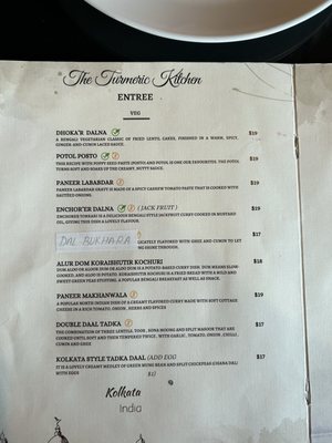 Menu photo 1 The Turmeric Kitchen Kirkland, WA