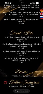 Menu photo 4 Il Sogno Munich, BY Menu photo 4 Il Sogno Munich, BY