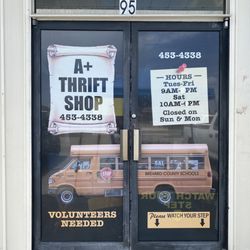 A Plus Thrift Shop For Education - Front door