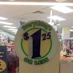 Dollar Tree - Sign says it all.