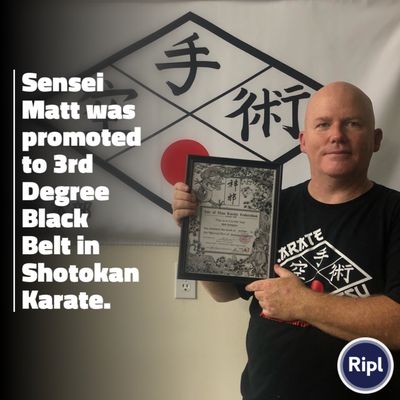 Sensei Matt - SENSEI MATT
My name is Sensei Matt I am the Head Instructor of Karate Jutsu. A little about me, I have been training martial arts for over 45 years. I started training Karate because I was bullied by kids when I was a younger. Martial arts and my teachers changed my life and I started this program to pass on the art and help kids.

​My Martial arts training. I have earned the rank of Black Belt in 13 different arts. Daito-Ryu Aiki Jujitsu (3rd Dan), Shotokan (3rd Dan), Tae Kwon Do, Tang Soo Do and other empty hand and weapons arts. I am also a Certified Jane Jitsu Instructor a Woman’s Self Defense System. I am a recognized member of the World Combat Association. I was a competitor when I was younger and was the 1992 & 1993 Tang Soo Do World Champion. I received a Presidential Sports Award for Martial arts in 1996 and won a Man of the Year Award in 2007. I started teaching Karate to Kids in 1996 at the North Bergen School of Defense for Shihan Jose Garrido. Than Daito-Ryu to Adults for Shihan Garrido in 1997. In 2015 I started Karate Jutsu in Rahway.