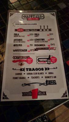 Menu photo 5 La Puerta Roja Buenos Aires, C