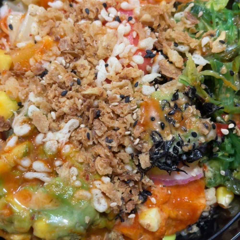 Poke Bowl with 3 Proteins Poke Bowl with 3 Proteins