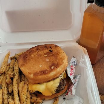 Wrap And roll kitchen - Burger with fries Peach Tea - Desserts Near Me - North Augusta, South Carolina Wrap And roll kitchen - Burger with fries Peach Tea - Desserts Near Me - North Augusta, South Carolina