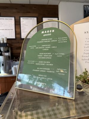 Menu photo 2 Richard's Fine Coffees Winter Haven, FL