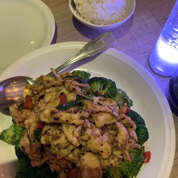 Jing - Thai chicken basil with team rice showing - Sushi Bars Near Me - Aspen, Colorado Jing - Thai chicken basil with team rice showing - Sushi Bars Near Me - Aspen, Colorado