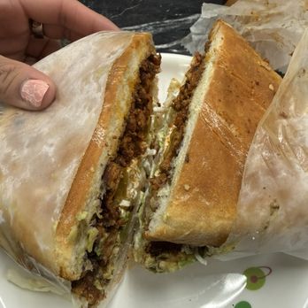 La Flor De Izucar Cafe - Torta de carne enchilada - Tacos Near Me - Brooklyn, New York La Flor De Izucar Cafe - Torta de carne enchilada - Tacos Near Me - Brooklyn, New York