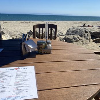 Shoreline Cafe - What a view from my table. - Seafood Near Me - Santa Barbara, California Shoreline Cafe - What a view from my table. - Seafood Near Me - Santa Barbara, California