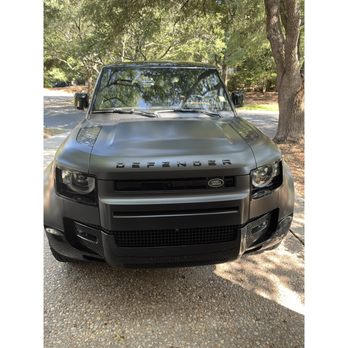 S3 Mobile Detailing NC - Matte black Land Rover Defender freshly detailed and protected with paint protection film in Wilmington, NC. - Auto Detailing Near Me - Wilmington, North Carolina