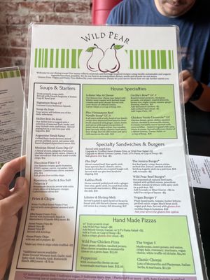 Menu photo 7 Wild Pear Salem, OR