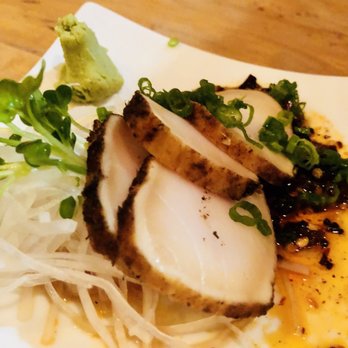 Drunken Monkey - Seared Escolar - my fav (six slices, but we couldn't wait) - Japanese Near Me - Truckee, California