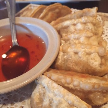 Thai Thai Cuisine - Fried Dumplings. Approx $8. - Thai Near Me - Branson, Missouri Thai Thai Cuisine - Fried Dumplings. Approx $8. - Thai Near Me - Branson, Missouri