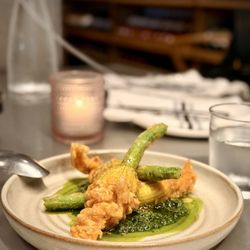 Cucina Urbana - Squash blossoms with goat cheese