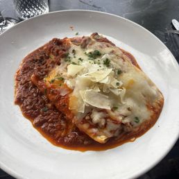 Manicotti in Bolognese Sauce