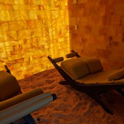 Tybee Salt Spa - Inside the therapy room.